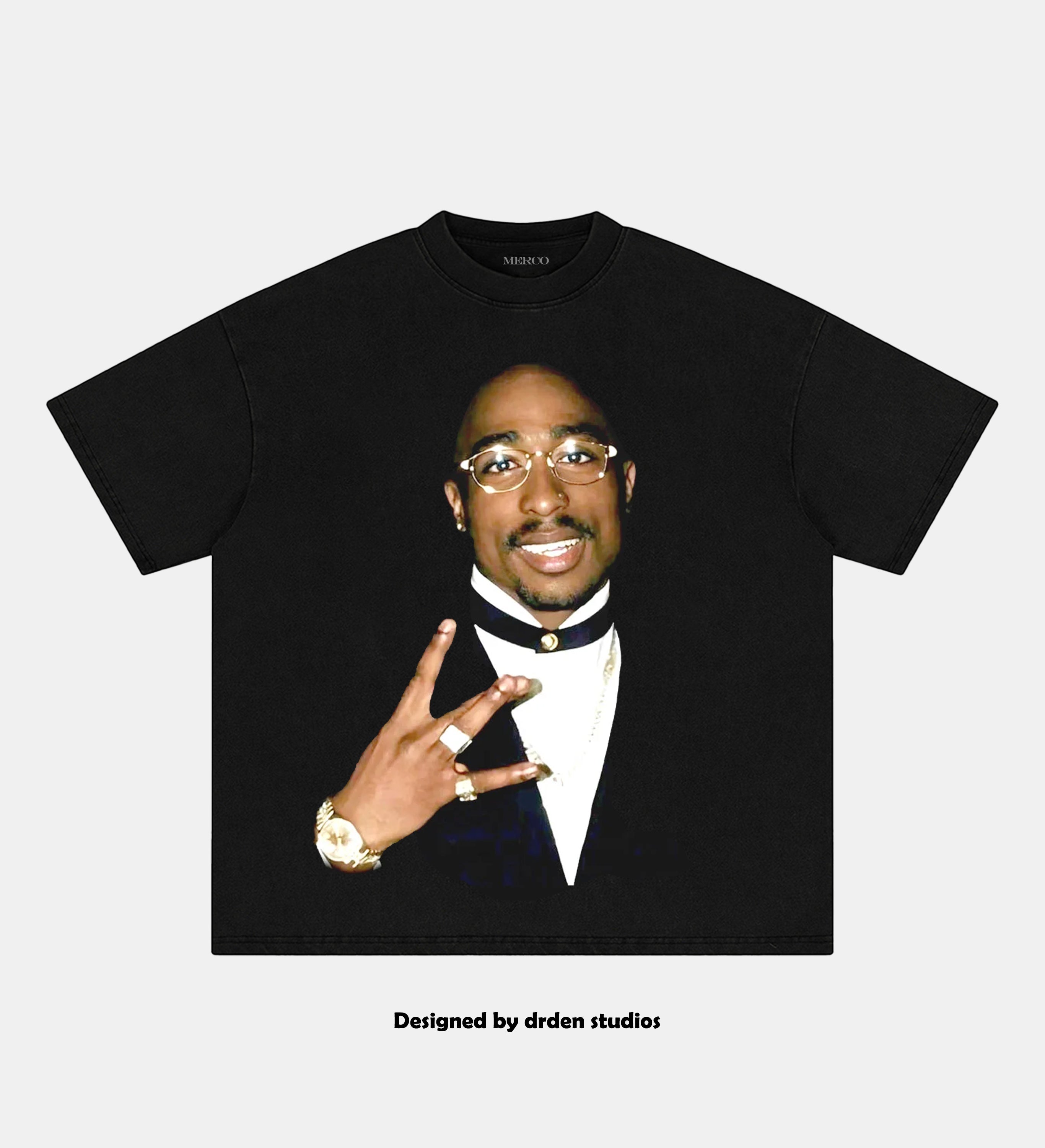 2PC Tupac Shakur V4 T-shirt
