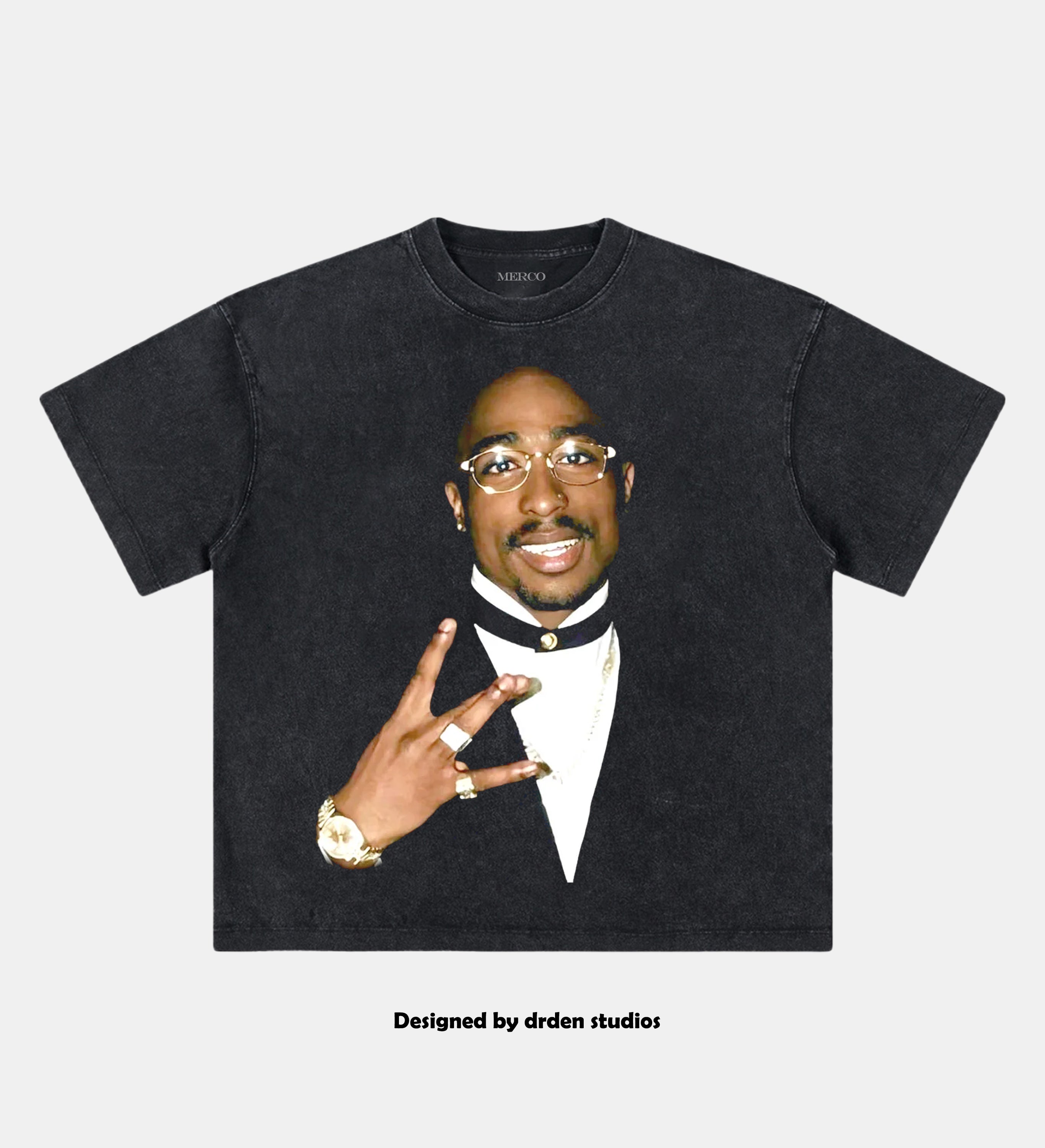 2PC Tupac Shakur V4 T-shirt