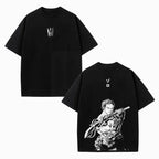 ZORO ONE PIECE UNISEX WASHED T-SHIRT-[DS]