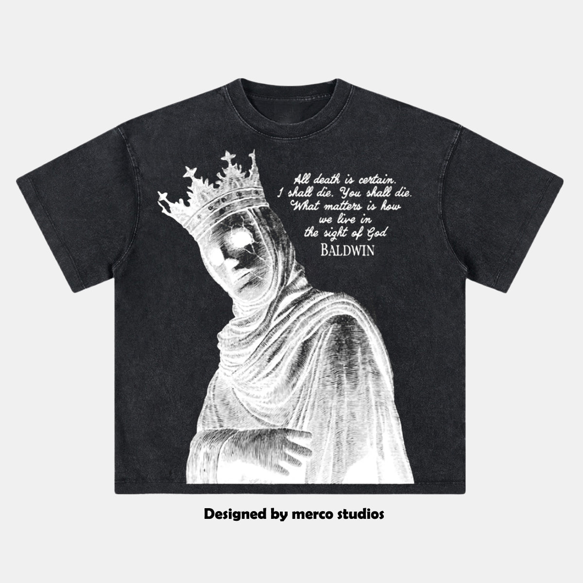 Baldwin Crusader Vintage Washed Unisex T-Shirt