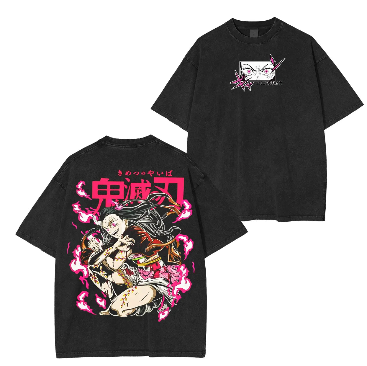 Demon Slayer Anime Unisex Vintage Tee & Sweatshirt & Hoodie