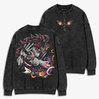 Demon Slayer Upper moon One Kokushibo Vintage Tee & Sweatshirt & Hoodie