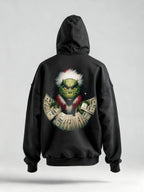 Green Grinch Christmas-Themed Graphic Tee & Hoodie