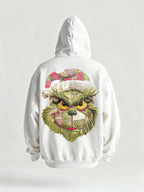 Green Grinch Christmas-Themed Graphic Tee & Hoodie