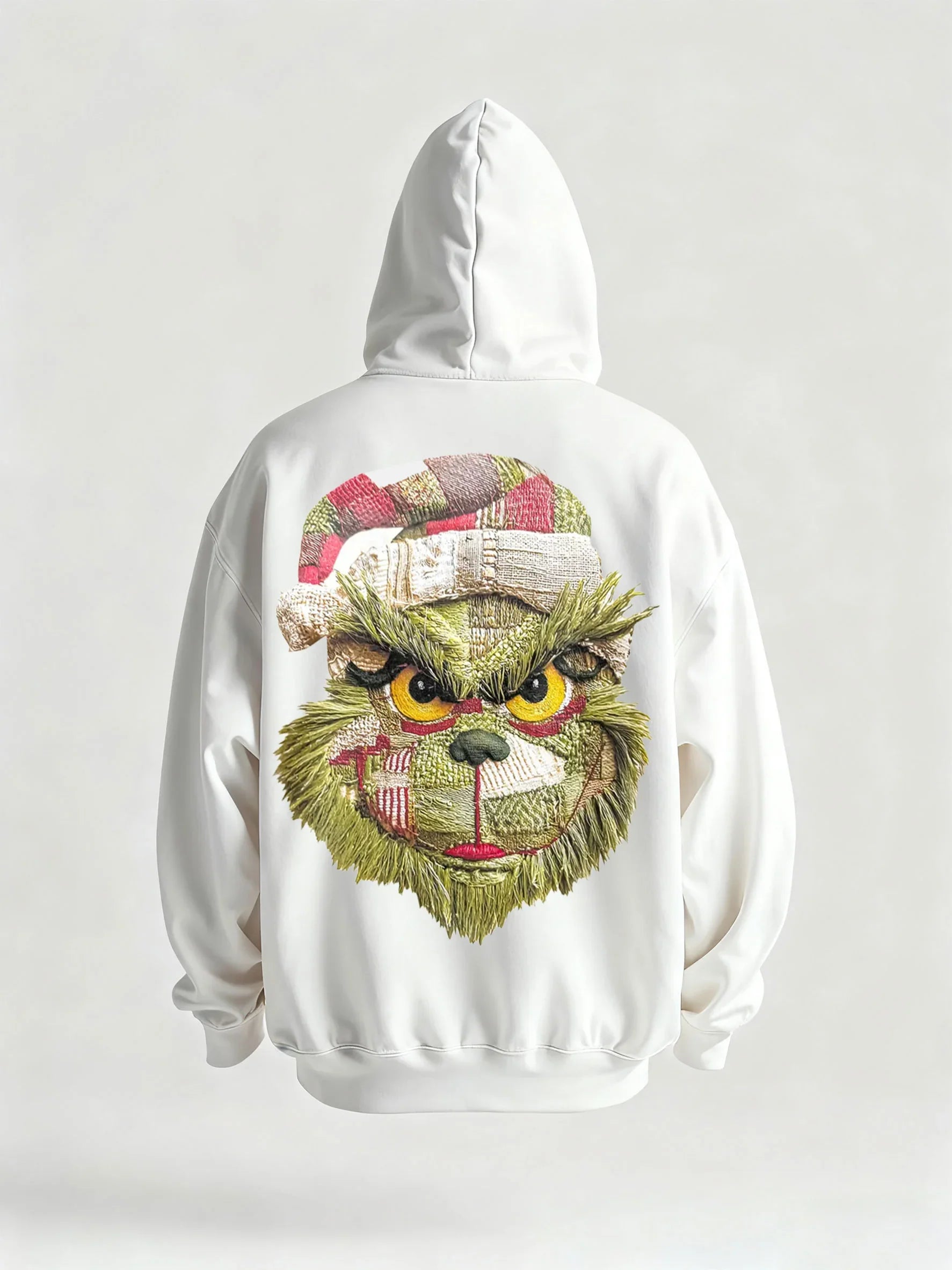 Green Grinch Christmas-Themed Graphic Tee & Hoodie