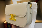2026 new fashionable trendy vintage tofu pot niche quality single shoulder small square bag Versatile messenger bag for women
