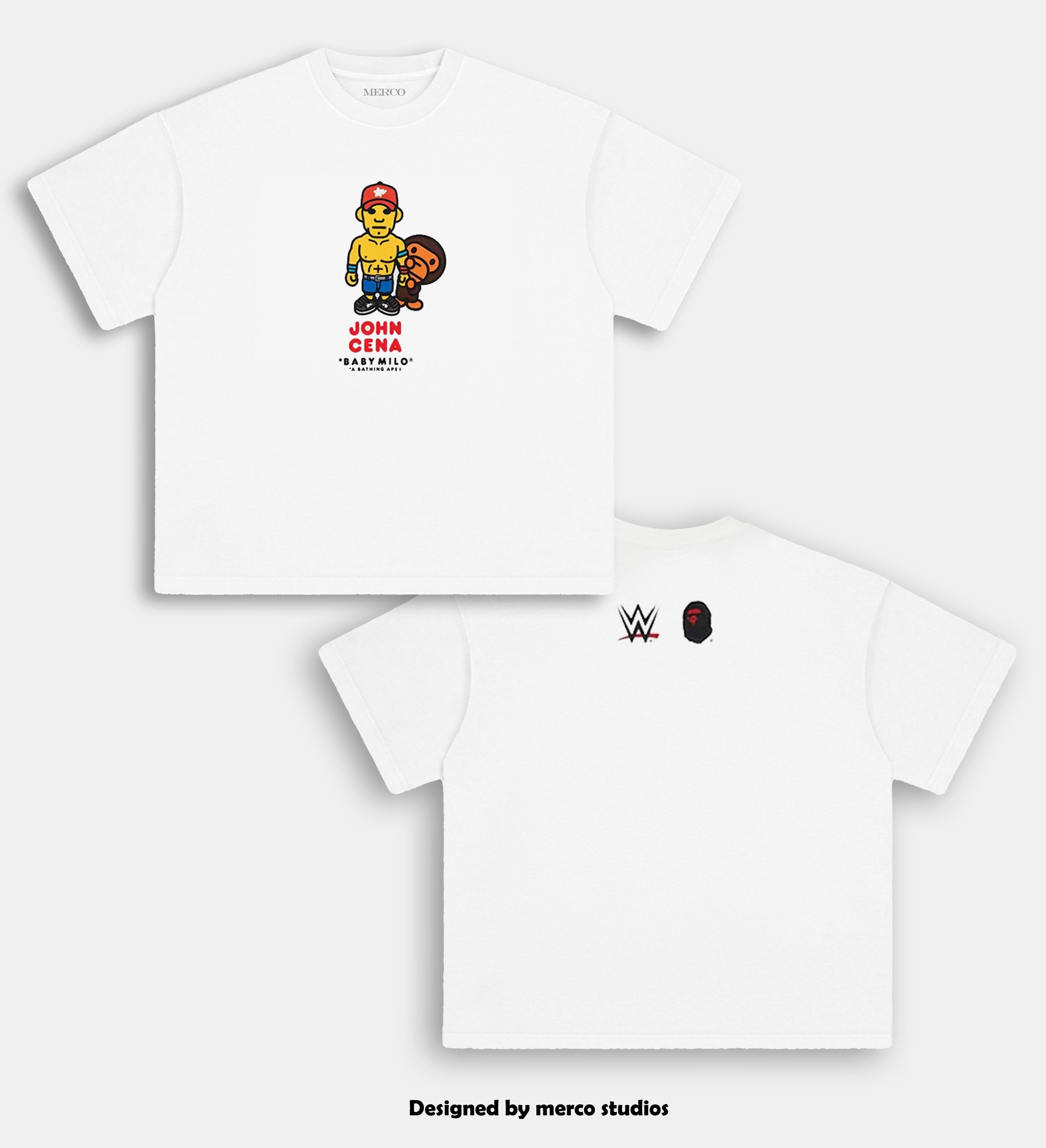 Johm Cena BAPE x WWE Unisex Baby Milo Relaxed T-Shirt