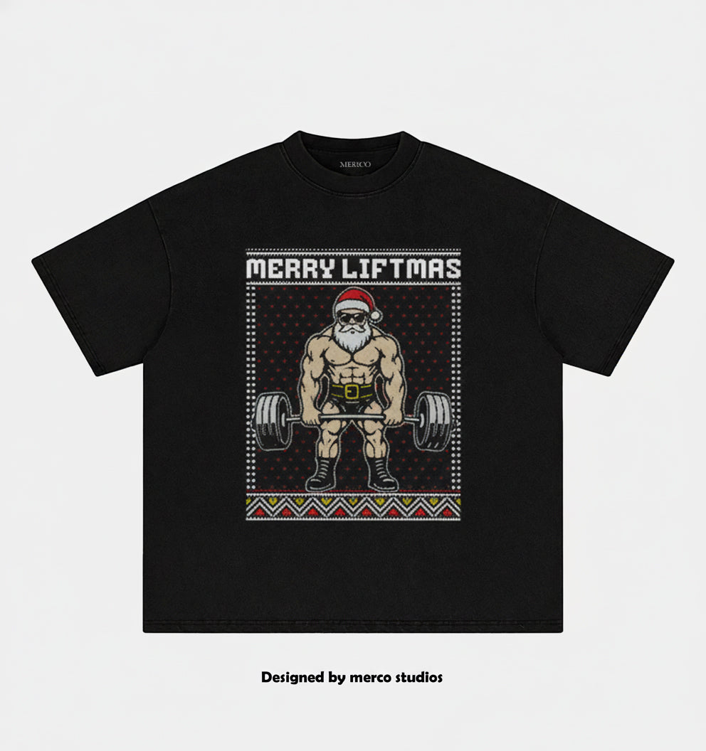 MERRY LIFTMAS TEE