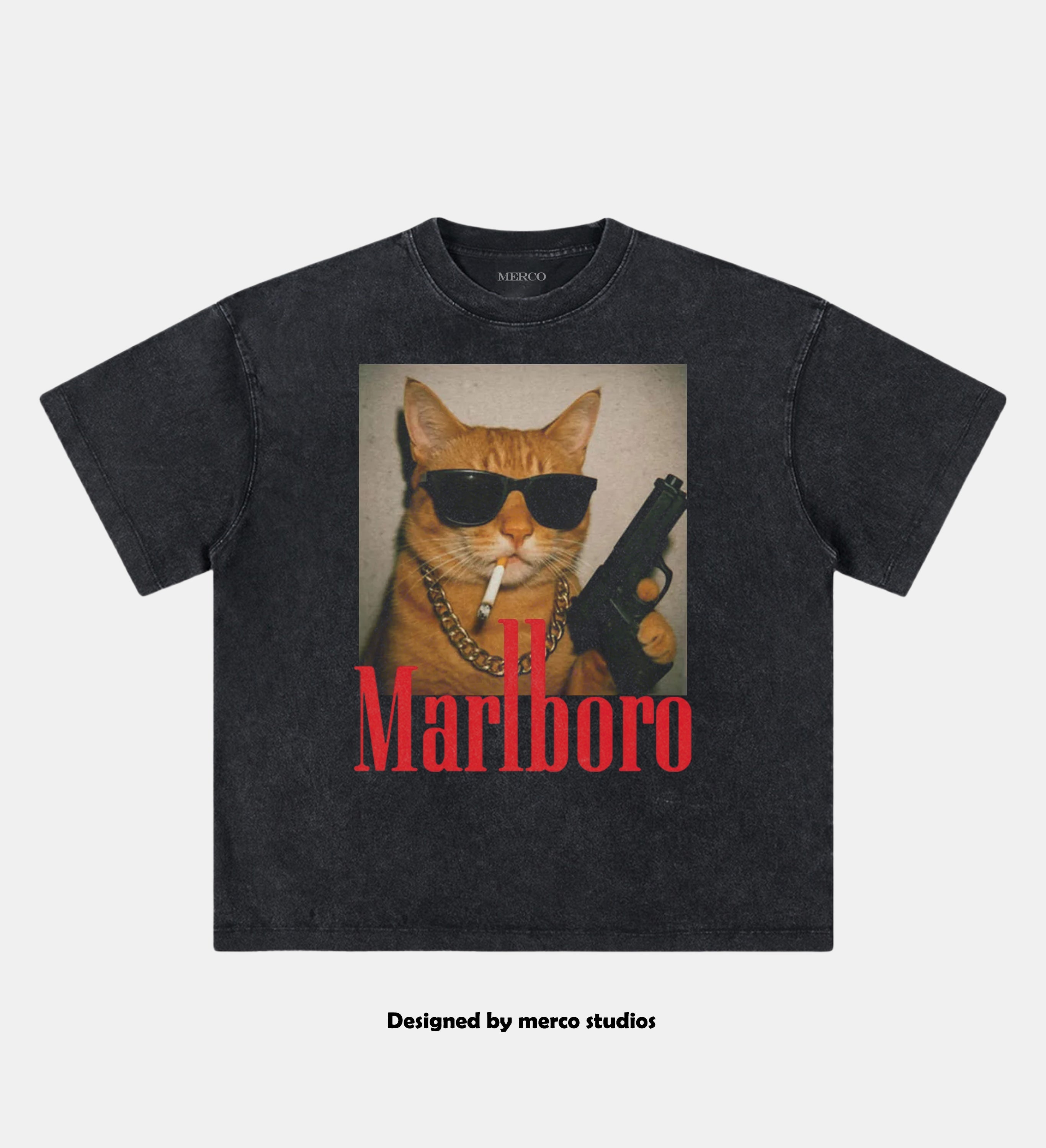 Marlboro Cat Streetwear Tee