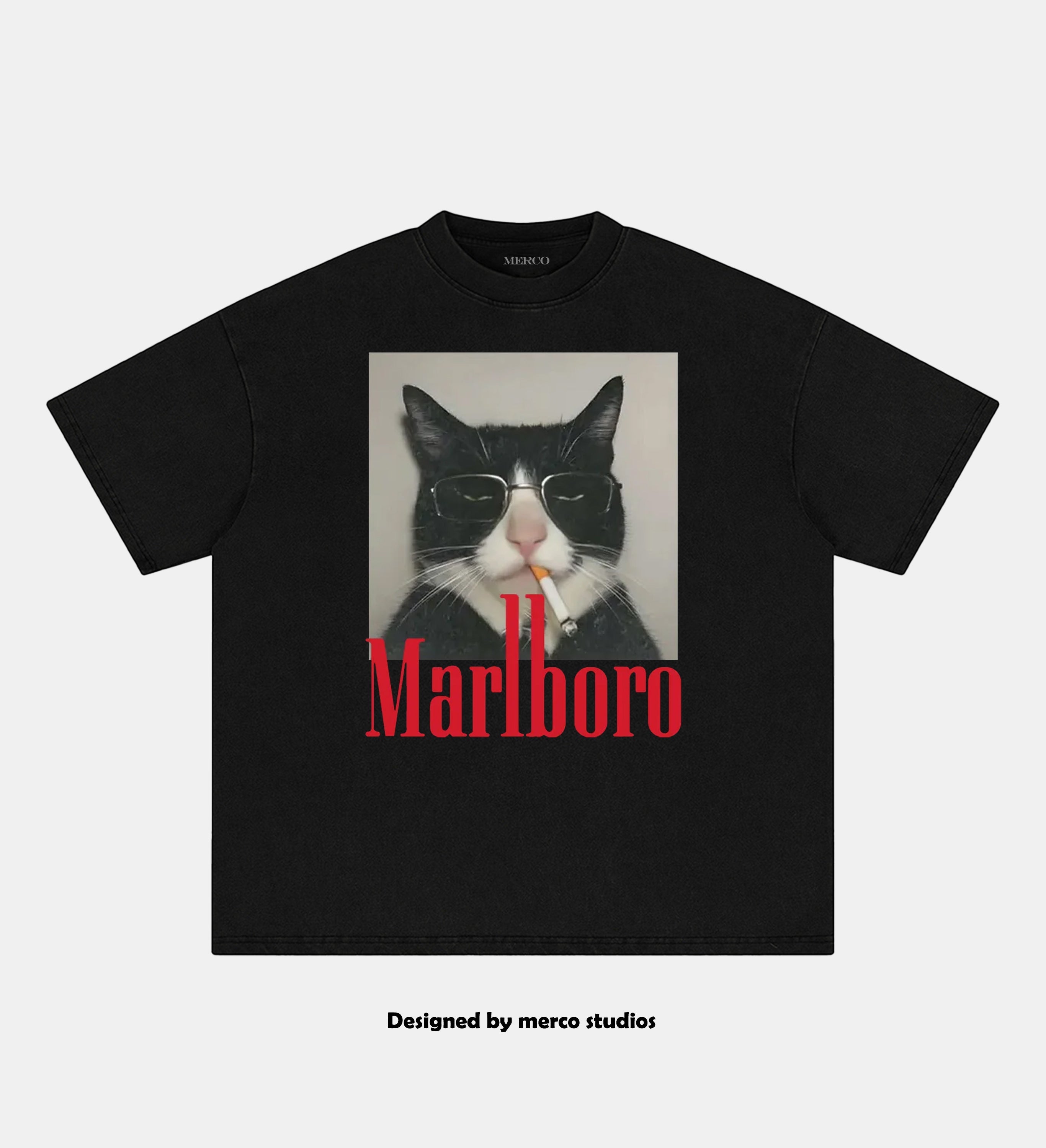 Marlboro Cat Streetwear Tee
