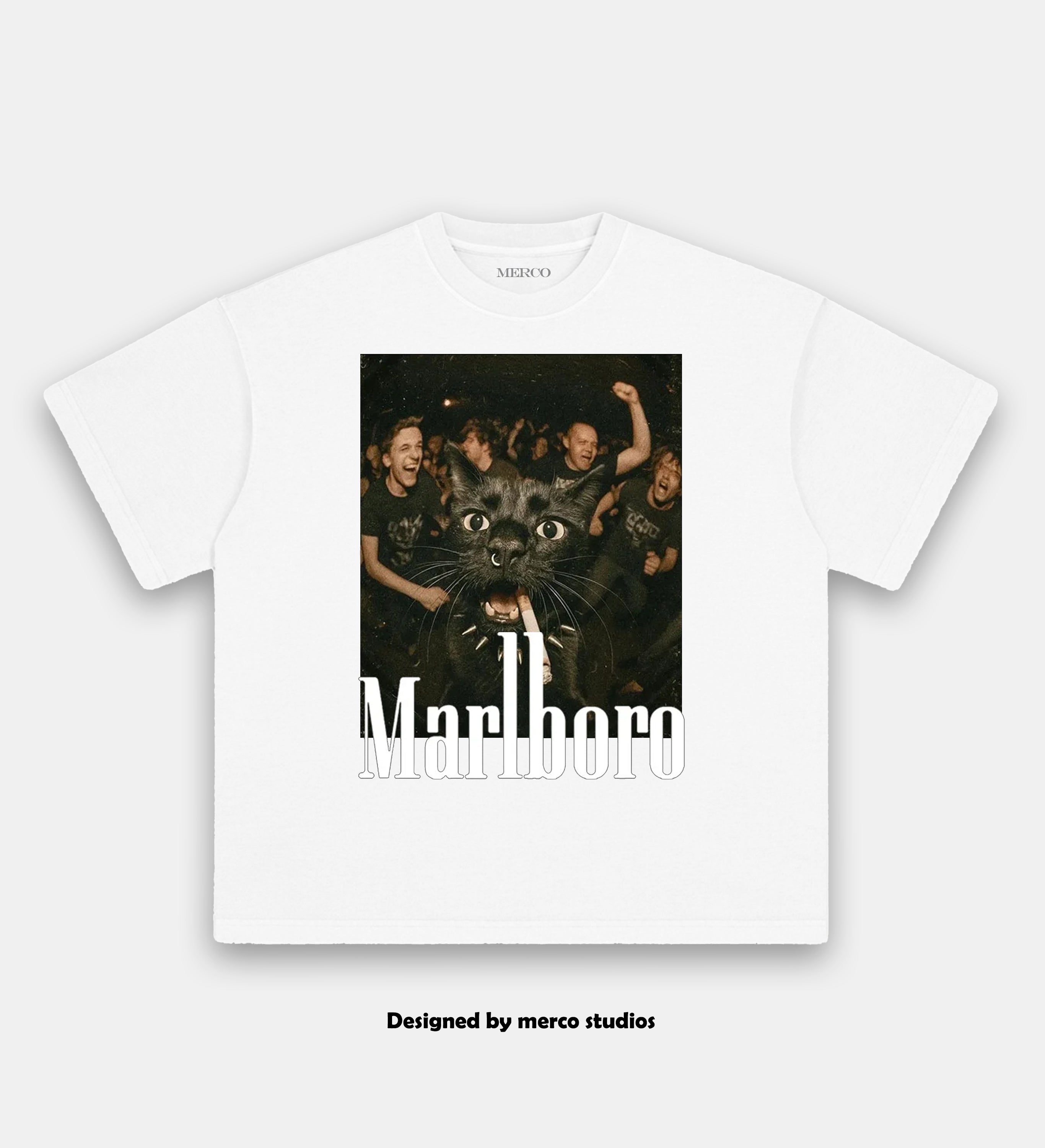 Marlboro Cat Streetwear Tee