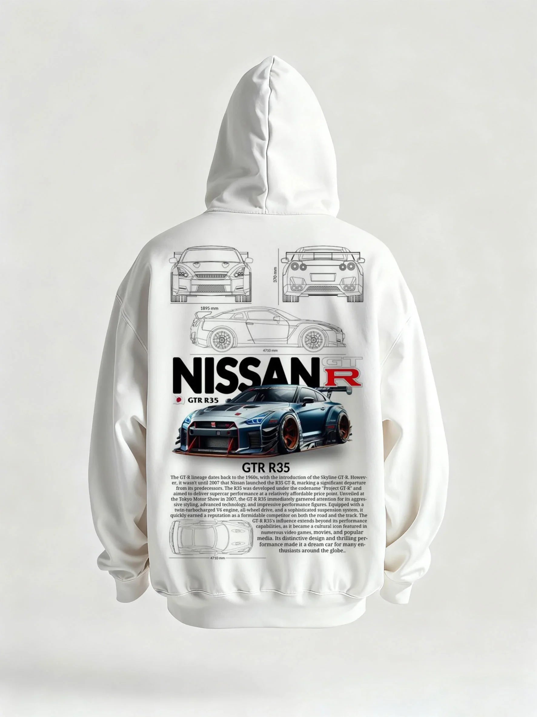 NISSAN GTR R35 TEE & HOODIE