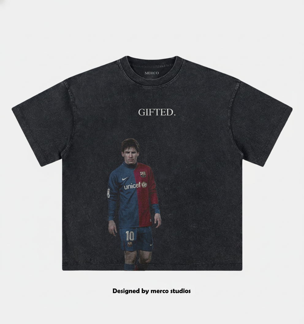 Natural Gift Messi Vintage Tee