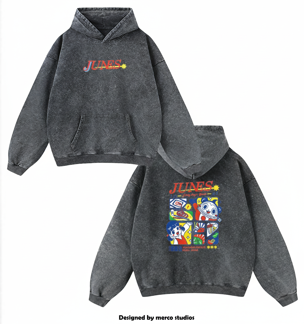 Persona 4 Junes Unisex Washed Hoodie