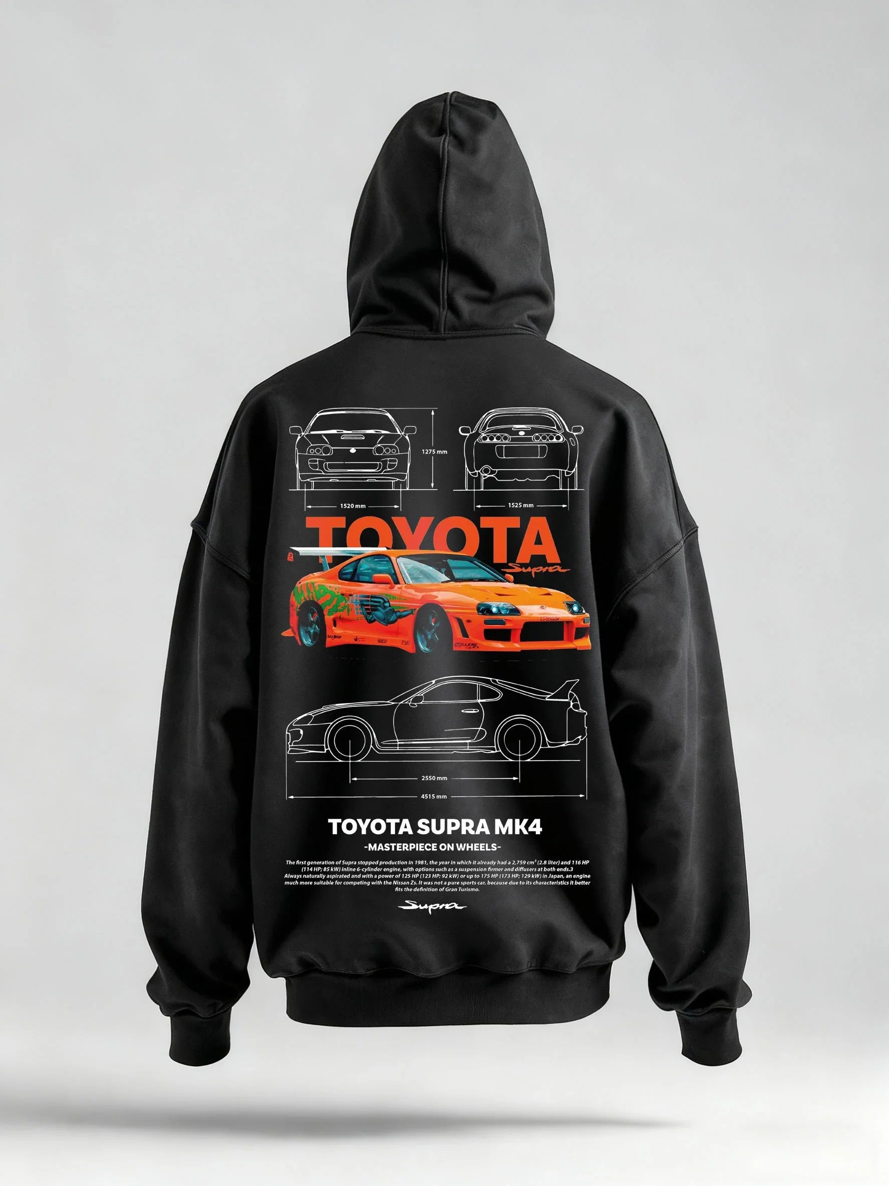 TOYOTA SUPRA MK4 TEE & HOODIE