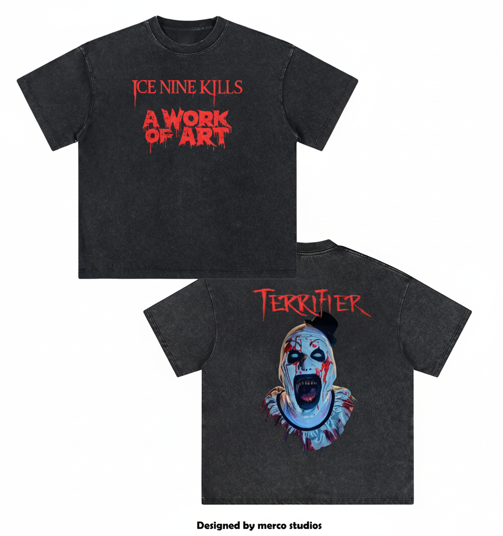 Terrifier 2 Unisex Washed TEE