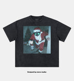 When Santa Loves Whiskey V TEE