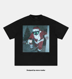 When Santa Loves Whiskey V TEE