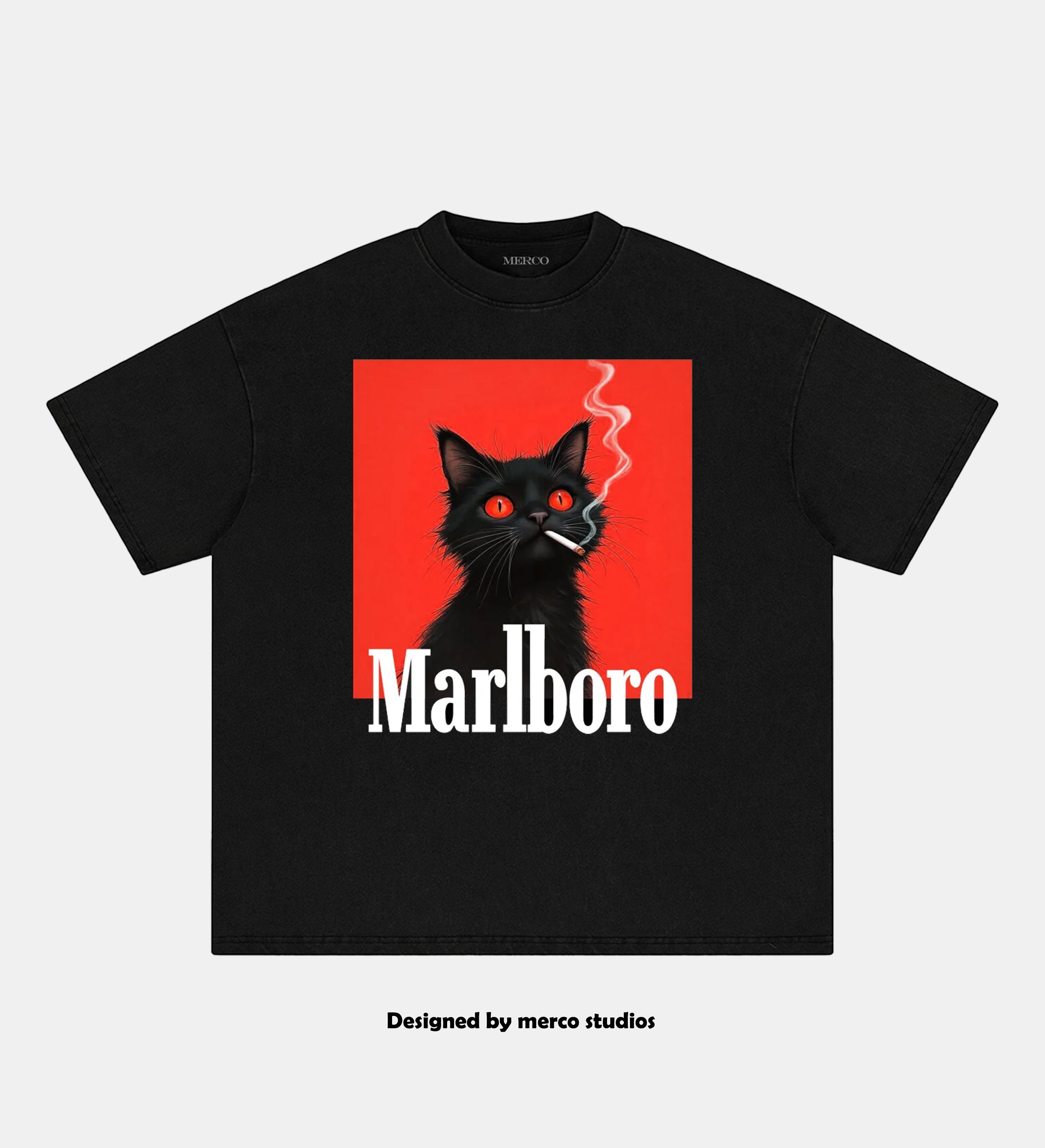 When a Black Cat Crushes on Marlboro TEE
