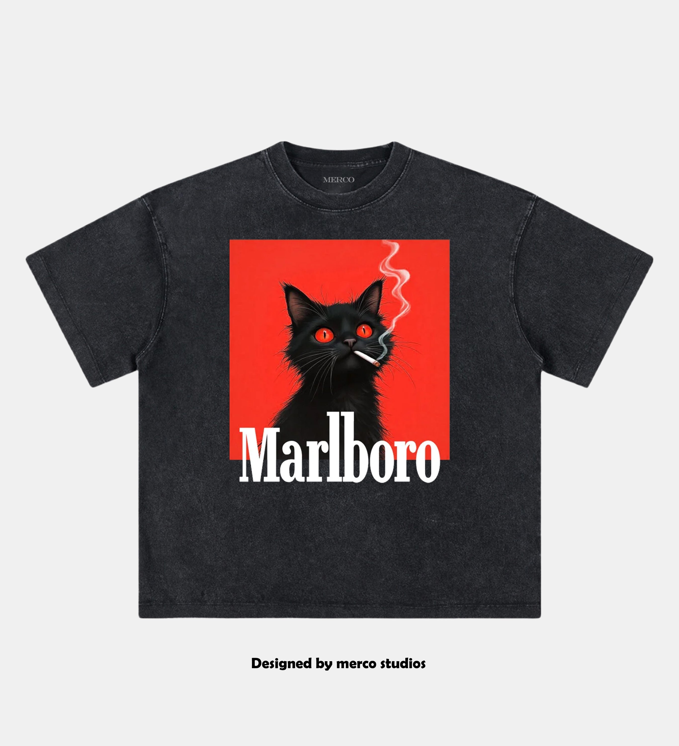 When a Black Cat Crushes on Marlboro TEE
