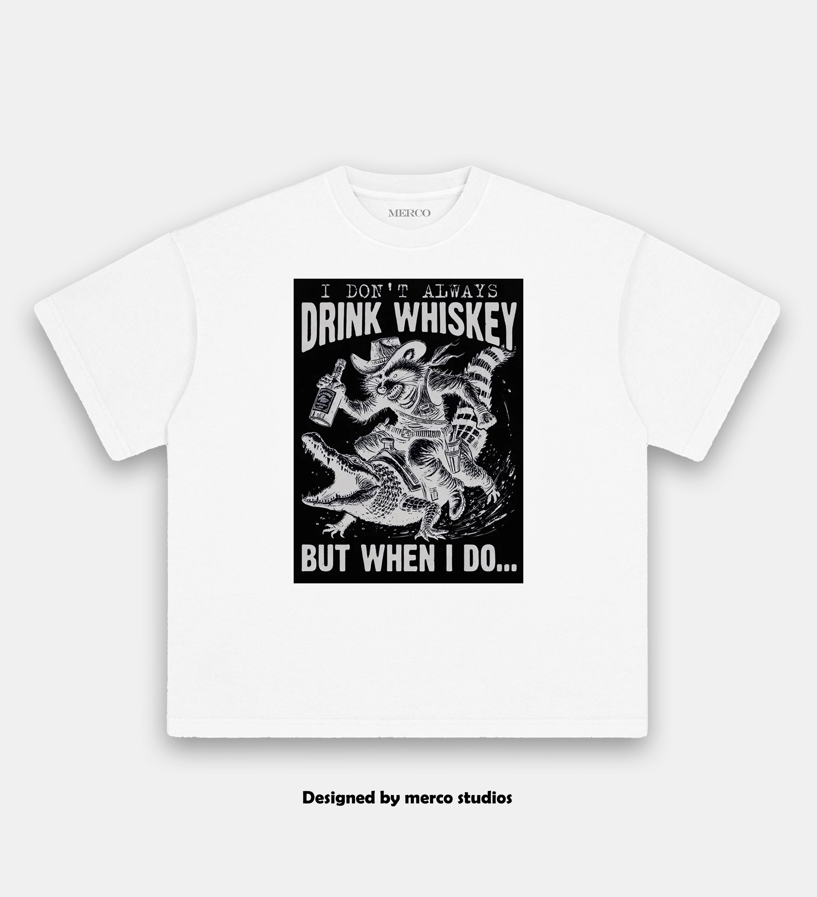 Whiskey Themed Streetwear Tee