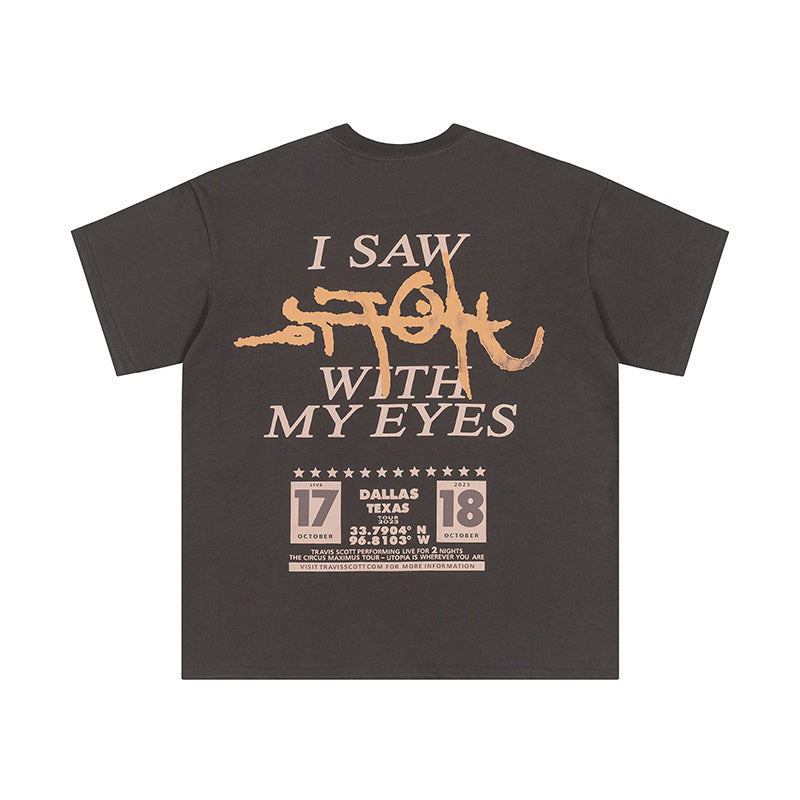 Travis Scott Cactus Jack x Utopia Tour TEE