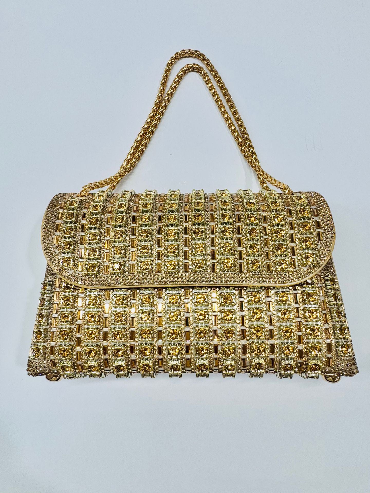 Luxury Colorful Rhinestone Evening Clutch Bag For Women, Bling Crystal Diamond Chain Crossbody Bag, Party Prom Night Club Glitter Shoulder Purse, Elegant Formal Event Wedding Handbag